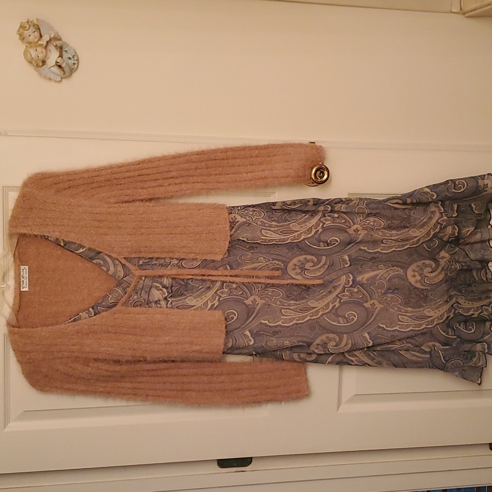 Dress and sweater